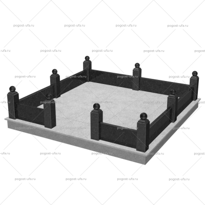 Гранитный цоколь № 006