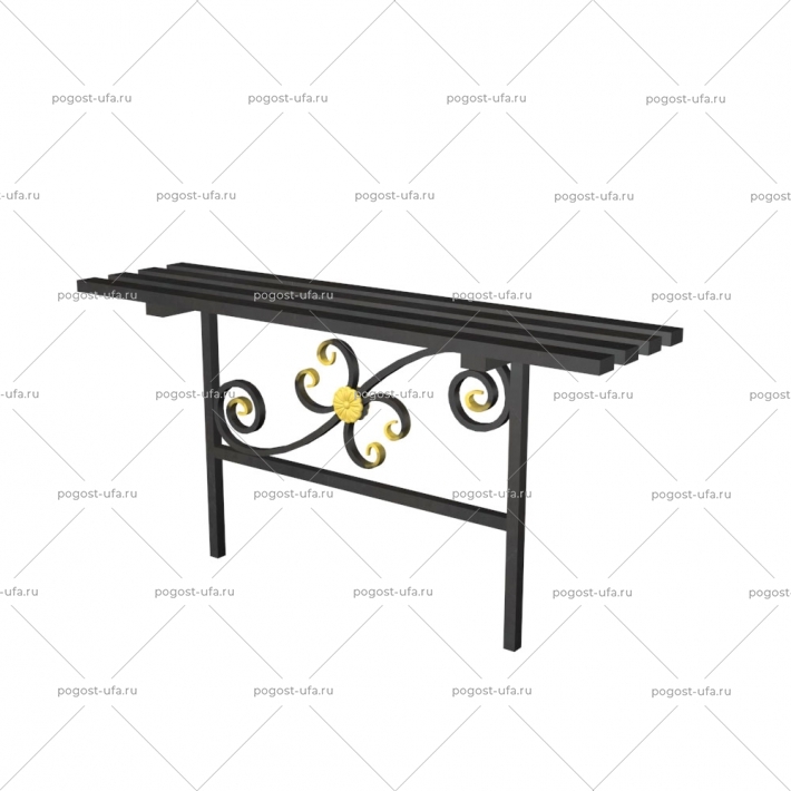 Лавочка металлическая № 10