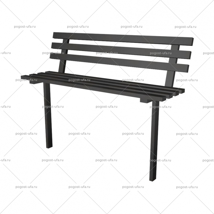 Лавочка металлическая № 2