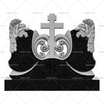 Резной семейный памятник № 28