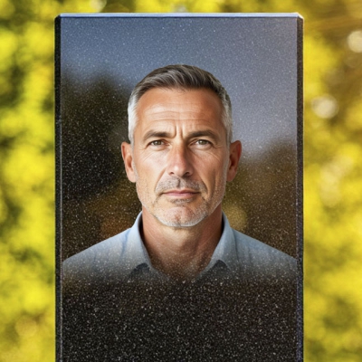 Цветное фото на памятник