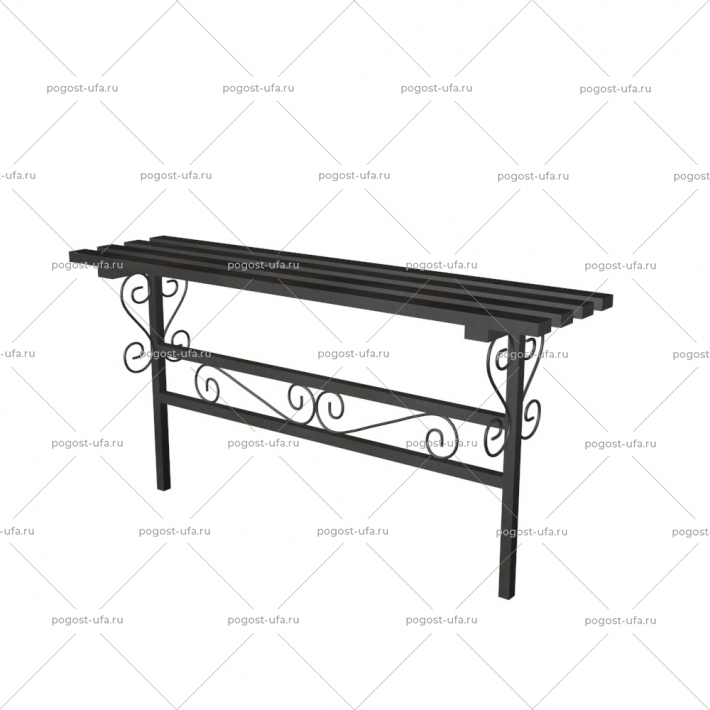 Лавочка металлическая № 9