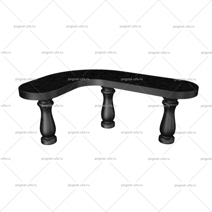 Лавочка каменная № 38