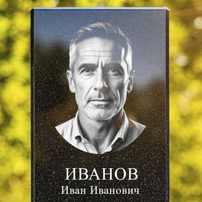 Гравировка портрета и фио