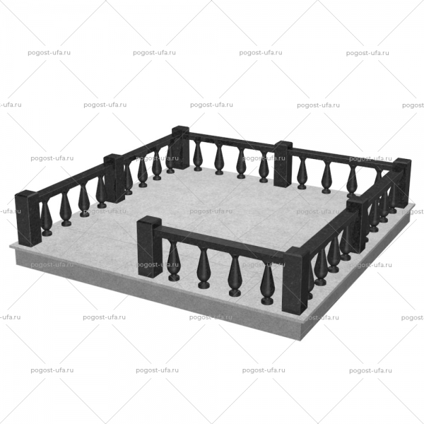 Гранитный цоколь № 001